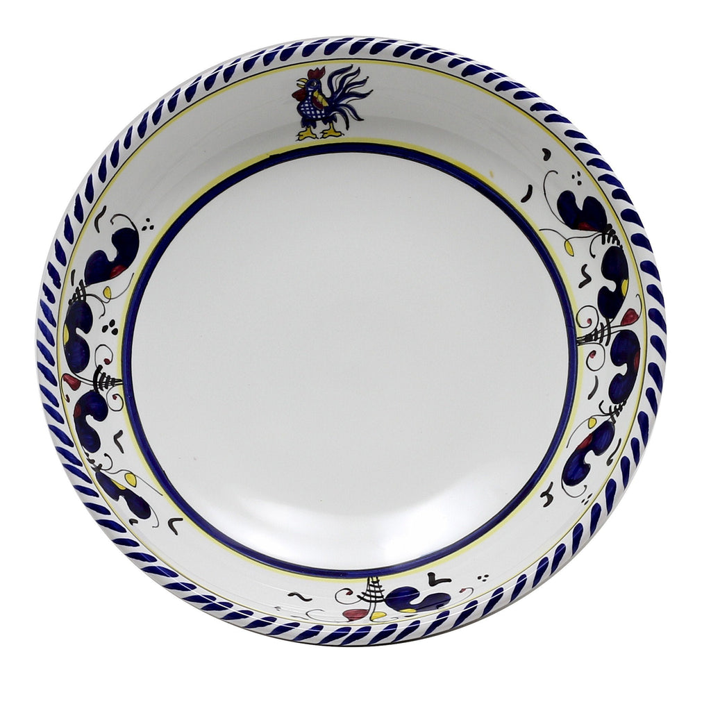 ORVIETO BLU: Risotto/Pasta/Cioppino round shallow coupe bowl