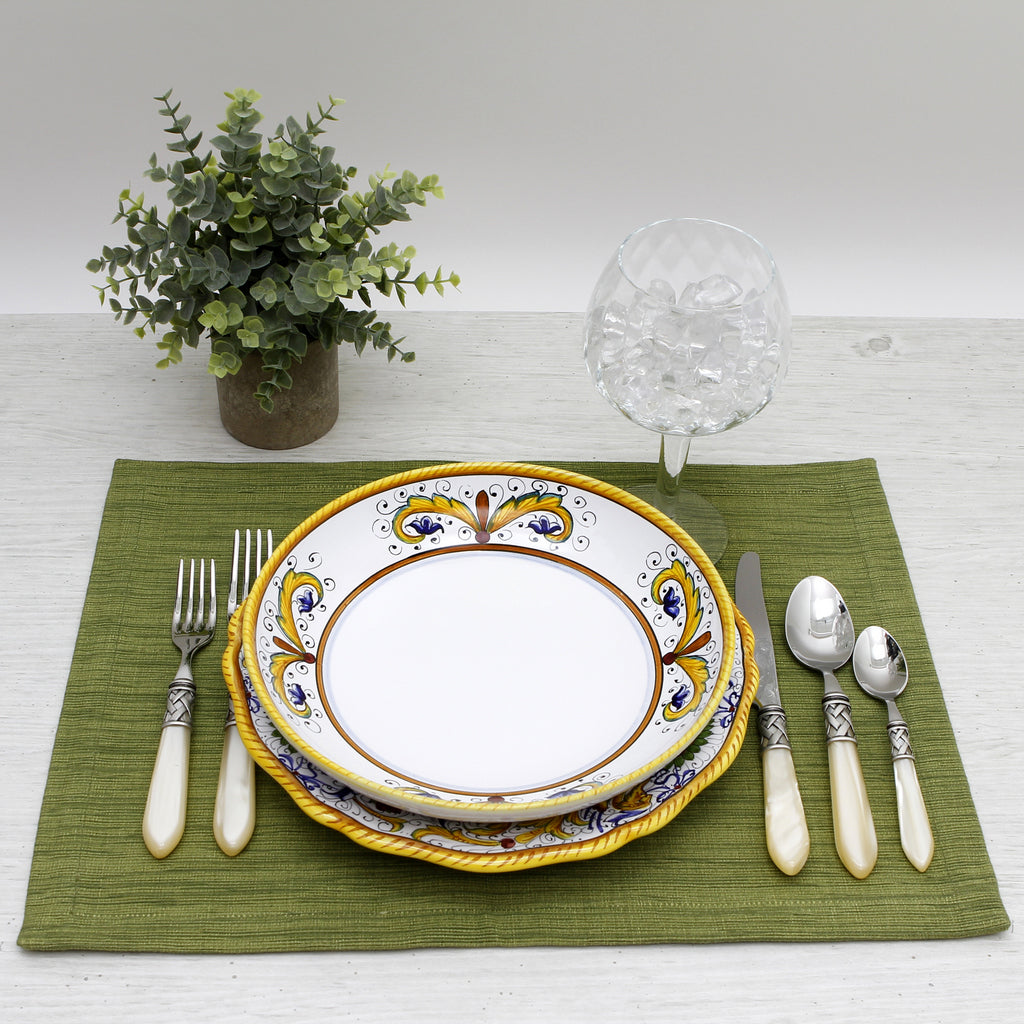 RAFFAELLESCO-PERUGINO: Risotto/Pasta/Cioppino round shallow coupe bowl