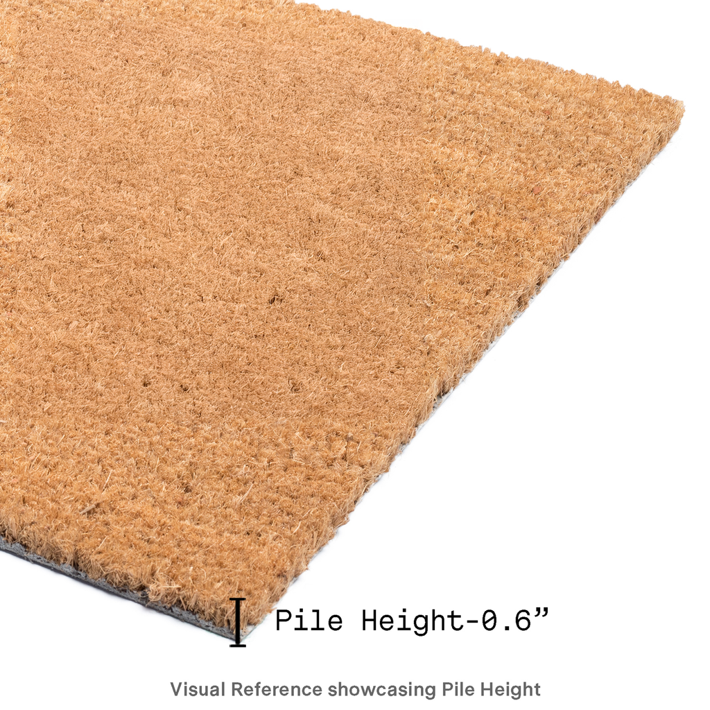 Shades of Dawn Natural Coir Doormat