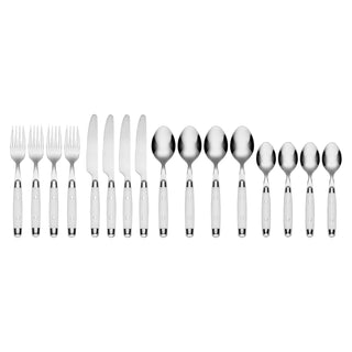 Cambridge Jubilee White 16-Piece Flatware Set, 18/0 stainless steel (view 3)
