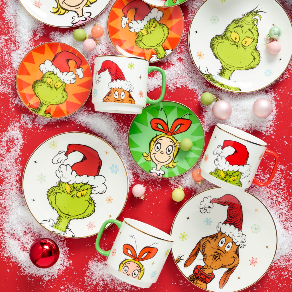 Lenox Merry Grinchmas Stackable Mugs, Set of 4, porcelain (view 4)