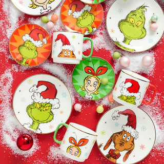 Lenox Merry Grinchmas Stackable Mugs, Set of 4, porcelain (view 4)