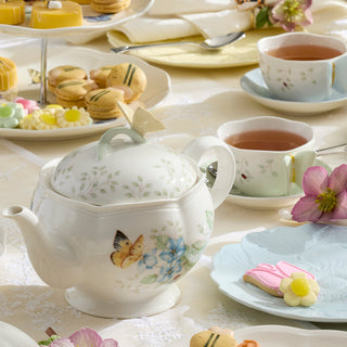 Lenox Butterfly Meadow Teapot, porcelain (view 5)