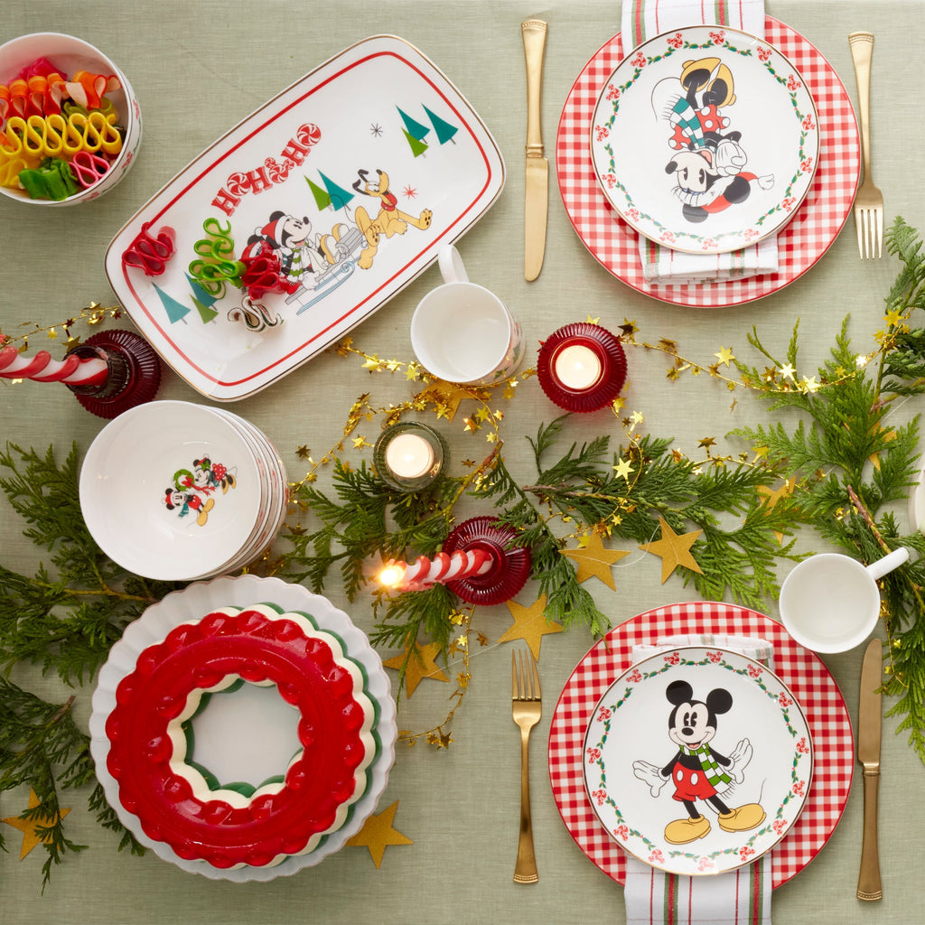 Lenox Disney Holiday 12-Piece Dessert Set, porcelain (view 7)
