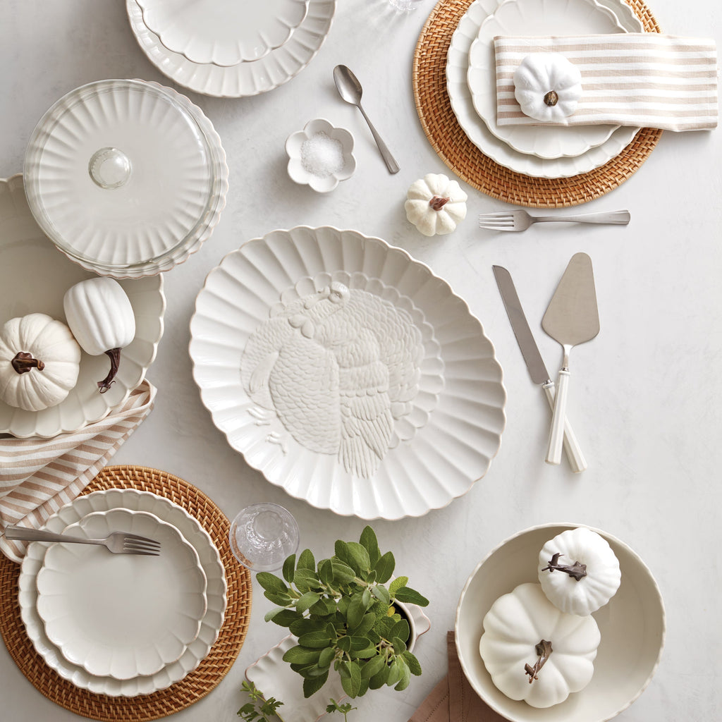 Lenox French Perle Scallop 2-Piece Dessert Set, stainless steel (view 2)