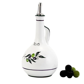 OLIVE: Olive Oil Bottle Dispenser with Metal Capped Pourer