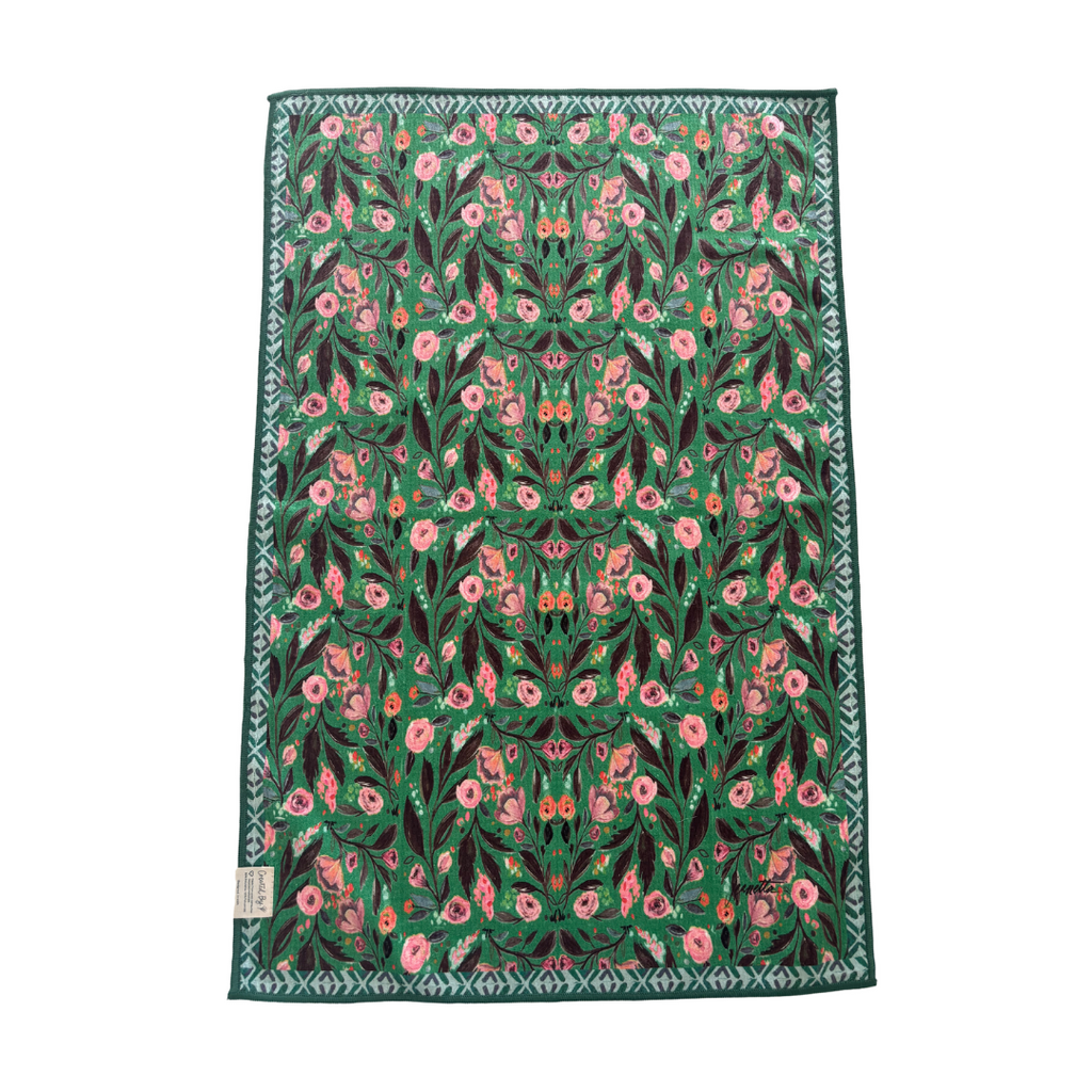 Nellie Jean Double-Sided Art Tea Towel