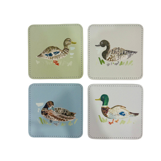 Duck, Duck Coasters – Set of 4