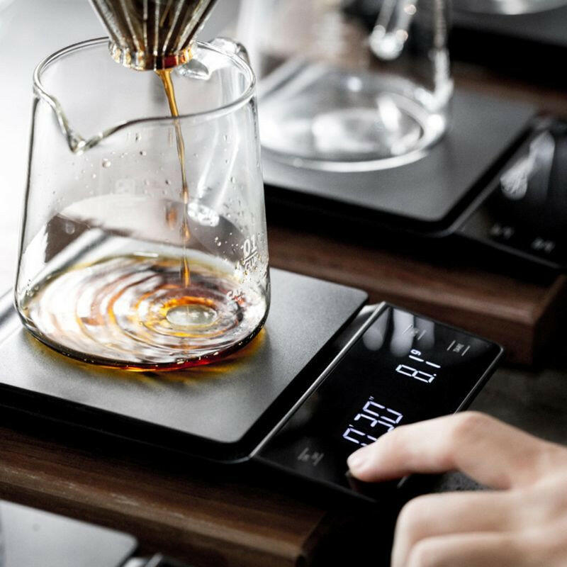 Digital Coffee Scale with Timer & LED Display – 3000g Precision Brewing Scale