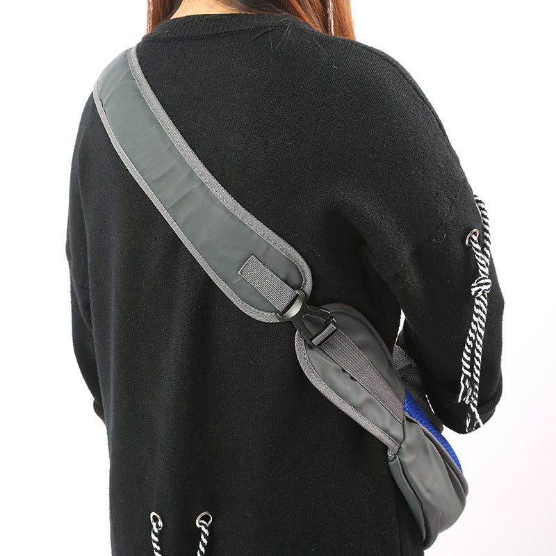 Breathable Pet Carrier Sling – Hands-Free Mesh Shoulder Pouch