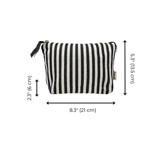 My Makeup Pouch, Coated Lining – Striped