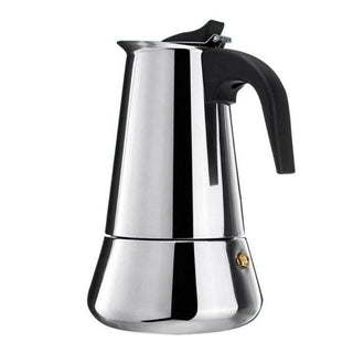 Stainless Steel Moka Pot Espresso Maker – Classic Stovetop Coffee Brewer