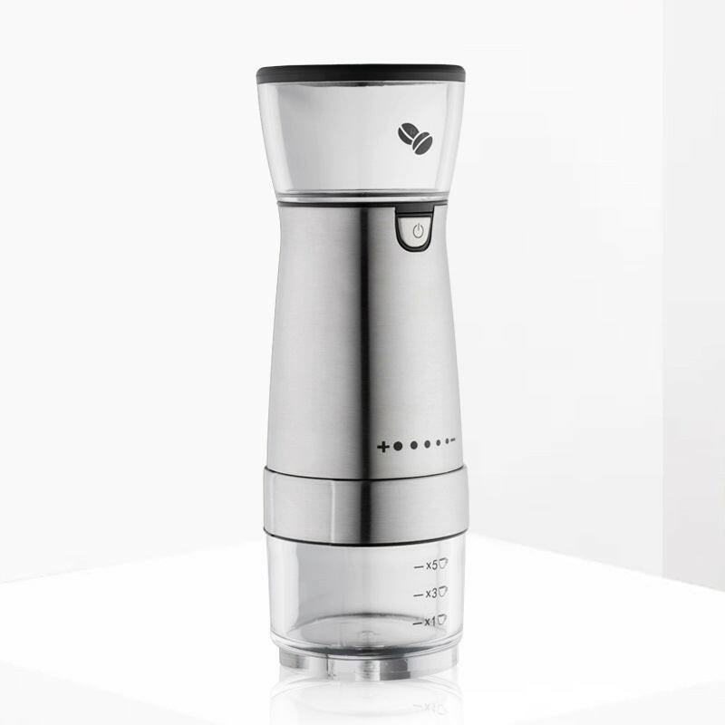 USB Rechargeable Burr Coffee Grinder – Portable Electric Coffee & Spice Grinder