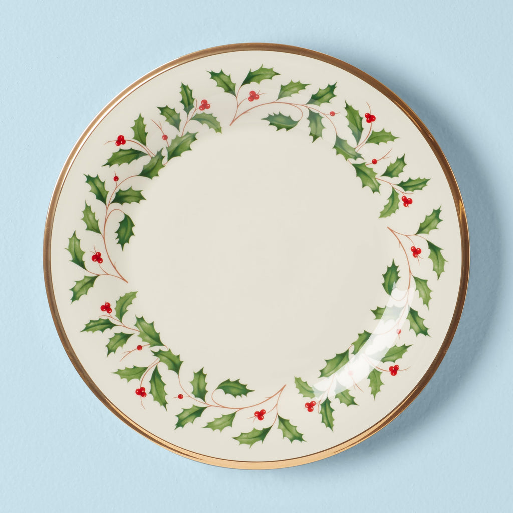 Lenox Holiday Dinner Plate, porcelain