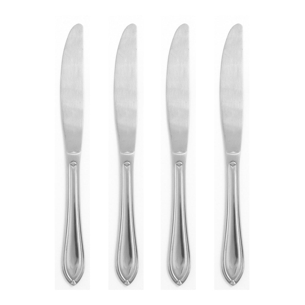 Hampton Forge Ginger Dinner Knives, Set of 4, stainless steel