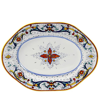 RICCO DERUTA DELUXE: Hexagonal Lg Oval Platter