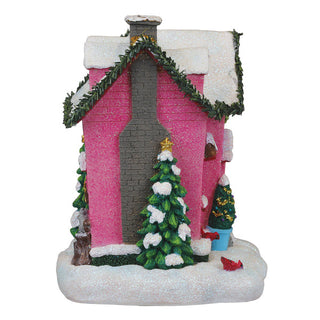 Holiday House Lighted Figurine – Festive Christmas Home Décor