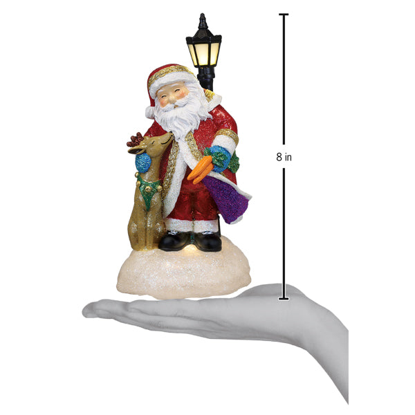 Endeering Santa Lighted Figurine – Festive Holiday Decor for Your Home
