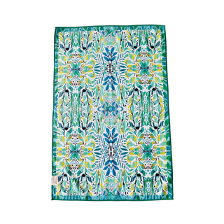 Amina Sea Glass Double-Sided Art Tea Towel