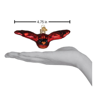 Cardinal In Flight Ornament – Beautiful Bird Figurine for Home Décor
