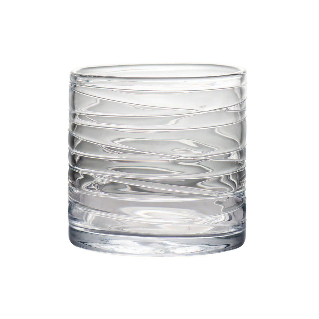 Clear Hurricane with Swirl, Medium/Large