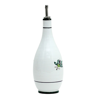 OLIVA: Olive Oil Bottle Dispenser with Metal Capped Pourer