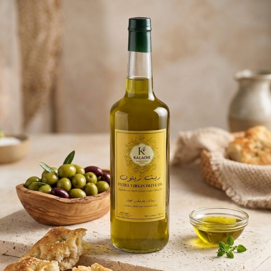 Premium Lebanese Extra Virgin Olive Oil from Koura – 25.4 fl oz (750 mL)