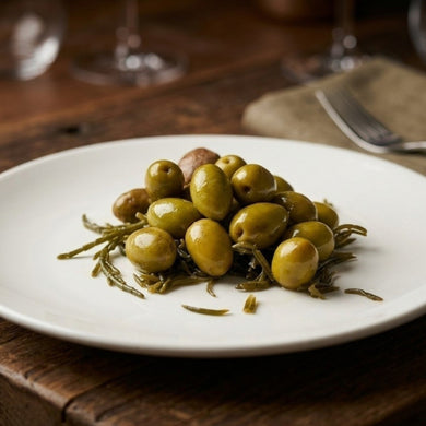 Premium Lebanese Green Olives with Thyme – 6.61 lbs (3 kg)