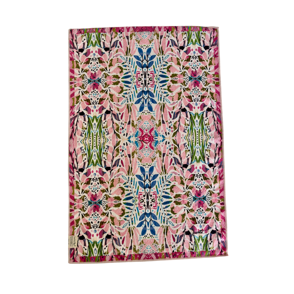 Amina Double-Sided Art Tea Towel