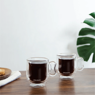 Double-Wall Glass Espresso Cups – 4 oz
