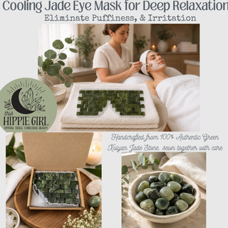 Terra Jade Natural Eye Mask – Cooling Xiuyan Jade Crystal Eye Therapy