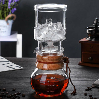 Glass Cold Brew Coffee Maker with Adjustable Drip System – 400ml