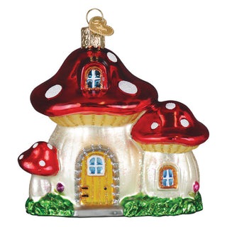 Whimsical Mushroom House Ornament – Perfect for Fairy Garden & Home Décor