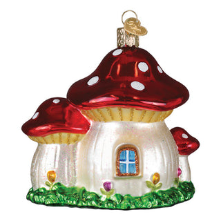 Whimsical Mushroom House Ornament – Perfect for Fairy Garden & Home Décor