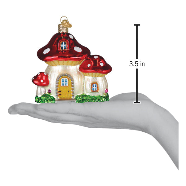 Whimsical Mushroom House Ornament – Perfect for Fairy Garden & Home Décor