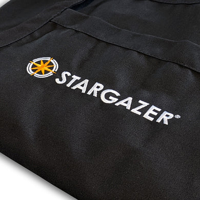 Stargazer Embroidered Logo Cooking Apron – Black