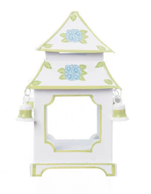 Green Hydrangea Leaf Pagoda Lantern (4 Sizes)
