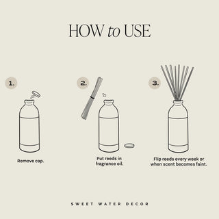 Cashmere and Vanilla Tinted Glass Jar Reed Diffuser