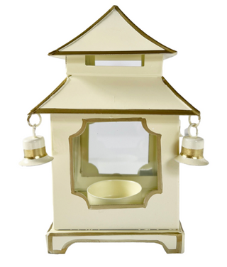 Ivory & Gold Pagoda Lantern (4 Sizes)