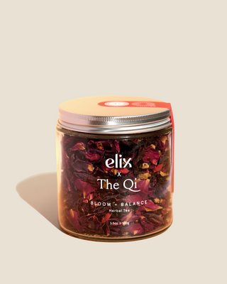 Bloom + Balance Herbal Tea – Women’s Wellness Floral Blend (The Qi × Elix)