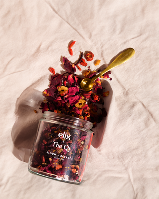 Bloom + Balance Herbal Tea – Women’s Wellness Floral Blend (The Qi × Elix)