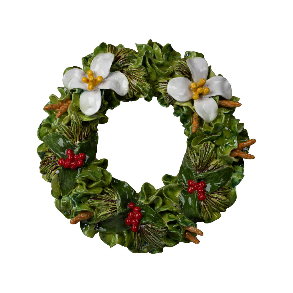 Holly Wreath: Pinecones & Bells/Magnolias & Berries