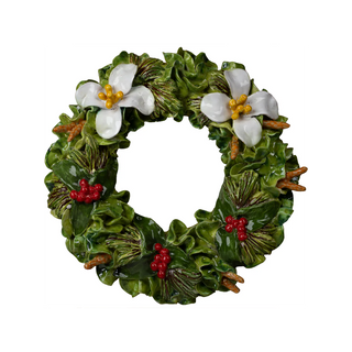 Holly Wreath: Pinecones & Bells/Magnolias & Berries