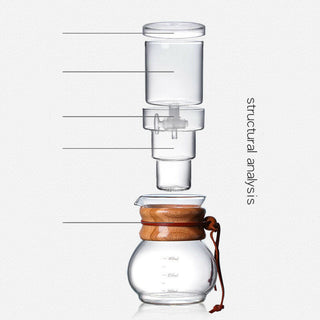 Glass Cold Brew Coffee Maker with Adjustable Drip System – 400ml