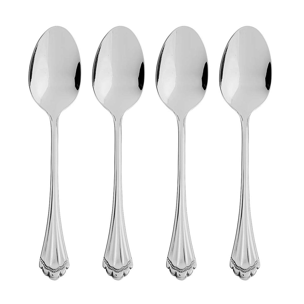 Oneida Marquette Teaspoons, Set of 4, 18/8 stainless steel