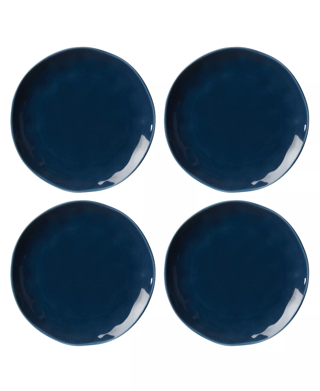 Lenox Bay Colors Blue Accent Plates, Set of 4, porcelain