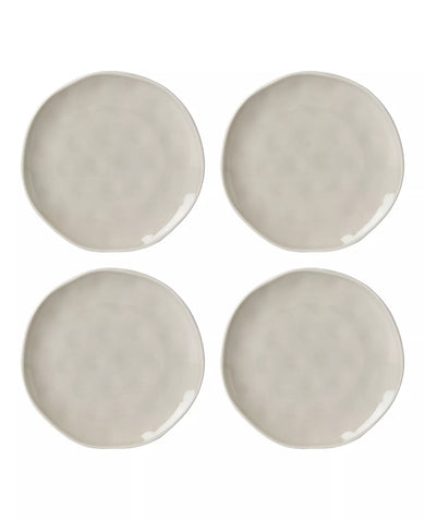 Lenox Bay Colors Grey Accent Plates, Set of 4, porcelain