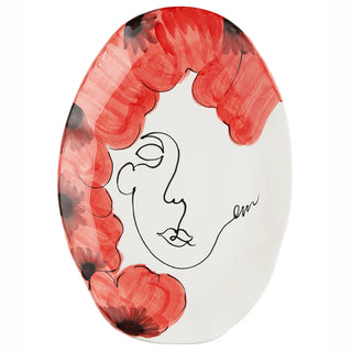 Lucia Oval Platter/Bowl, Poppy