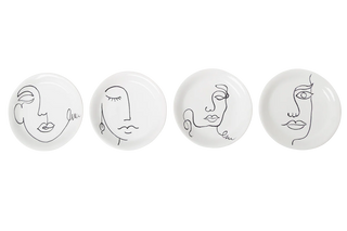 Lucia Canape Plates, Set of 4