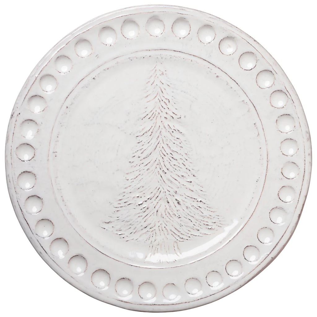 Christmas Tree Dessert/Dinner Plate, Set of 4
